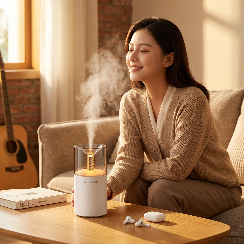 USB Car Humidifier Diffuser with Aromatherapy