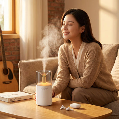 USB Car Humidifier Diffuser with Aromatherapy